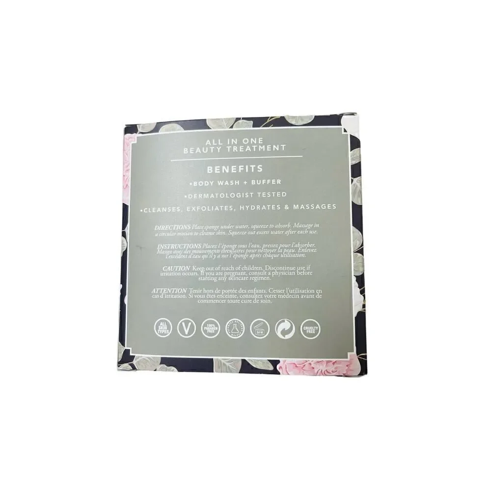 Spongelle Eucalyptus Rain Body Wash Infused Buffer New Sealed